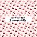 Hypoallergenic Tape-Cherry Bows