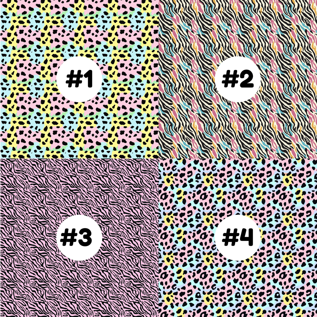 Hypoallergenic Tape-PASTEL Animal Prints
