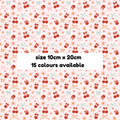 Hypoallergenic Tape-Cherry Ribbon Hearts