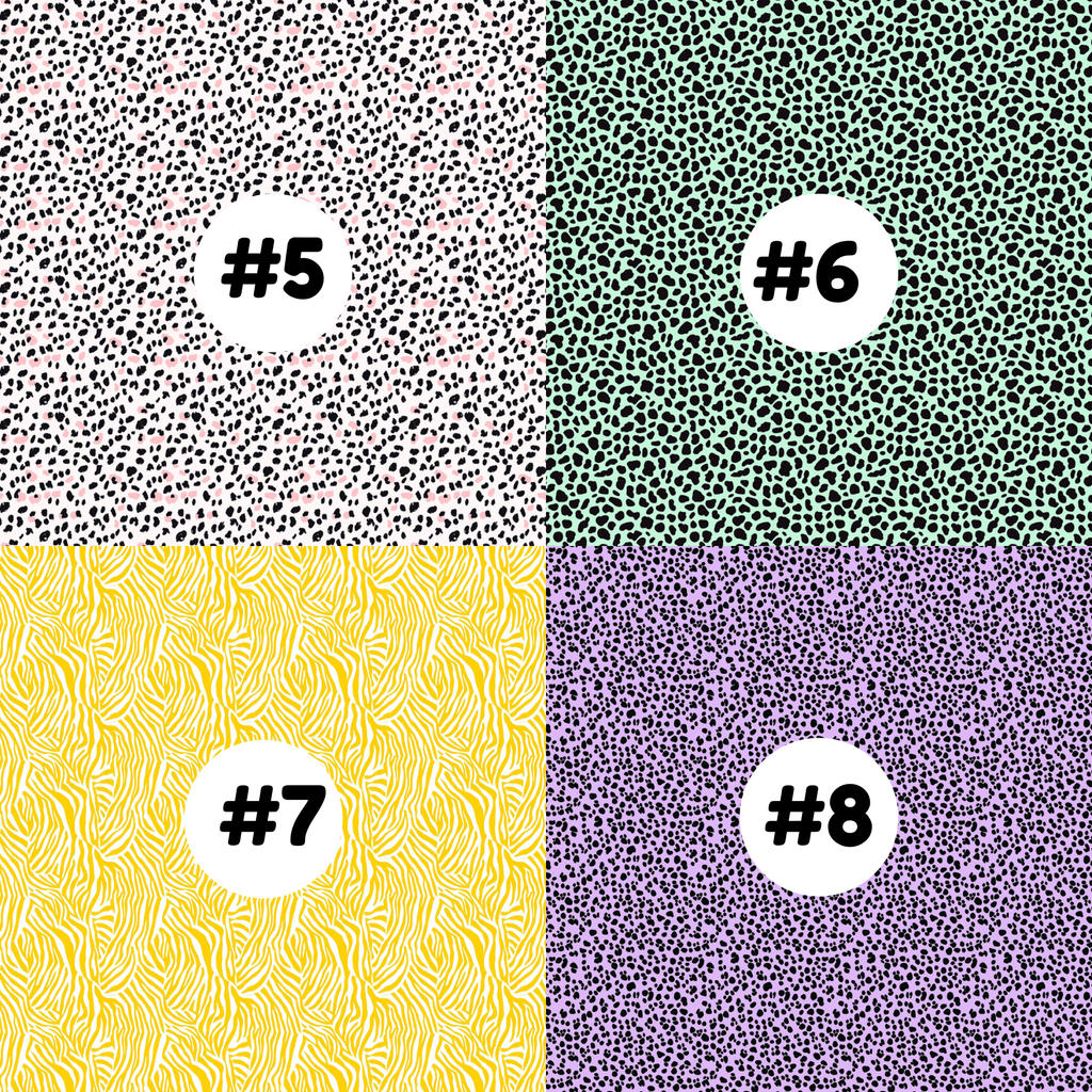 Hypoallergenic Tape-PASTEL Animal Prints