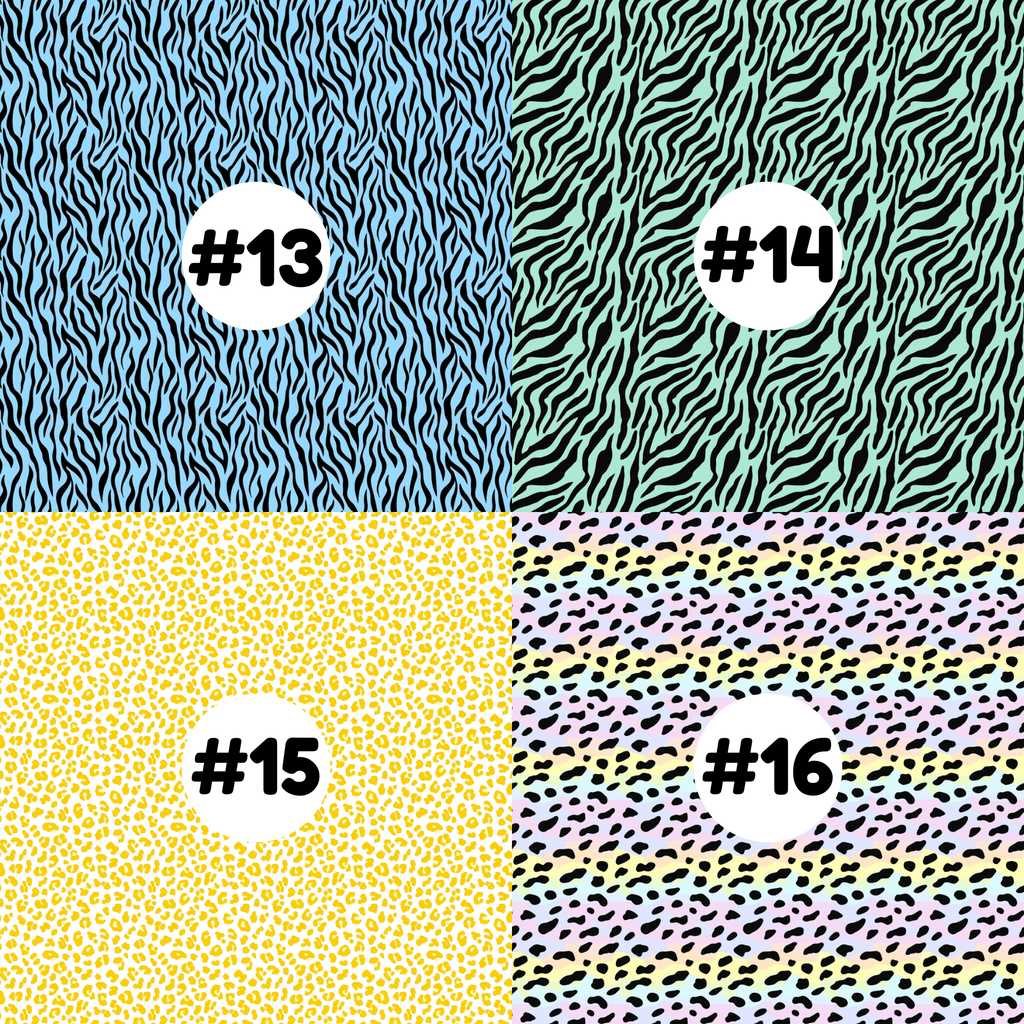 Hypoallergenic Tape-PASTEL Animal Prints