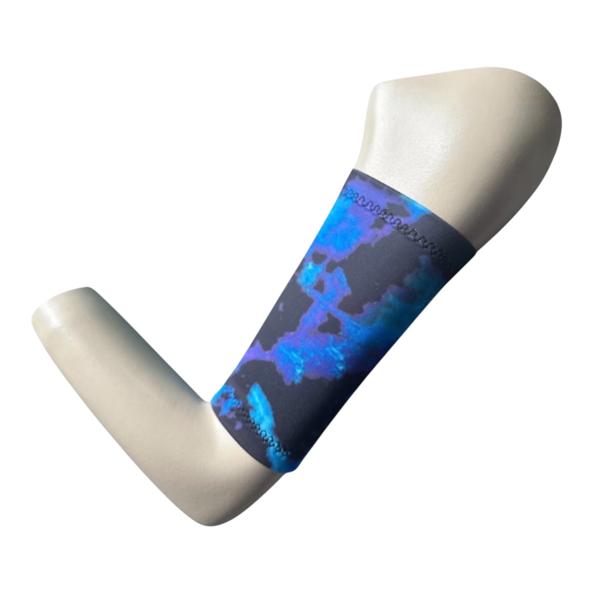 Diabetes CGM-Blue Nebula Spandex Arm Sleeve.