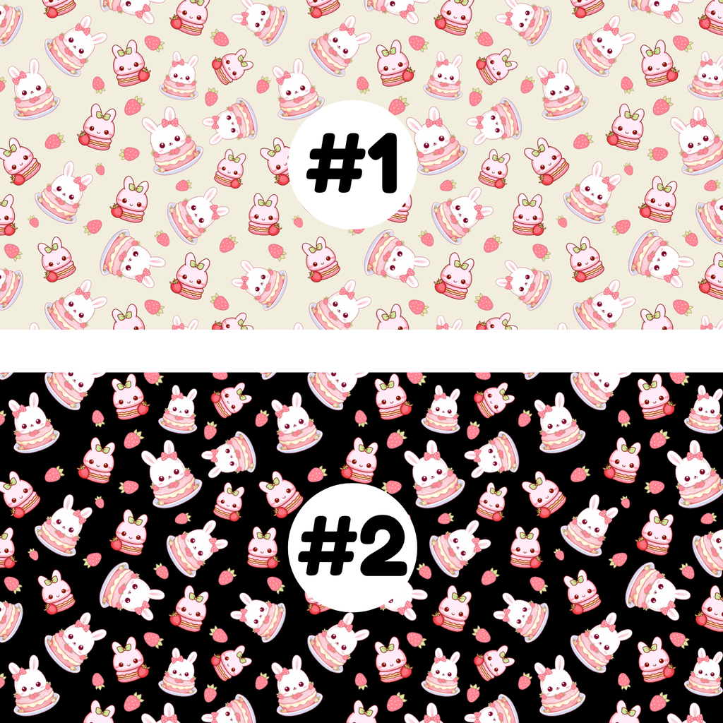PICC Line Cover-Berry Cute Bunnies