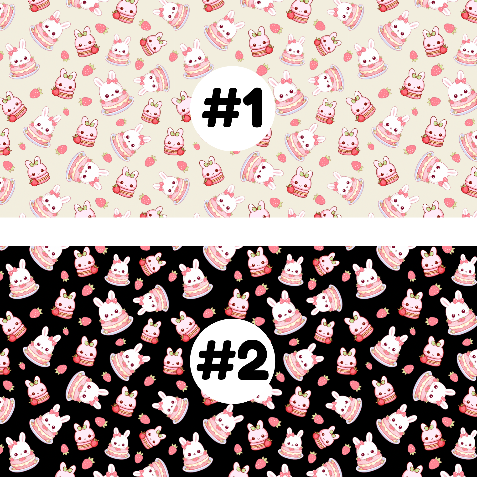 PICC Line Cover-Berry Cute Bunnies