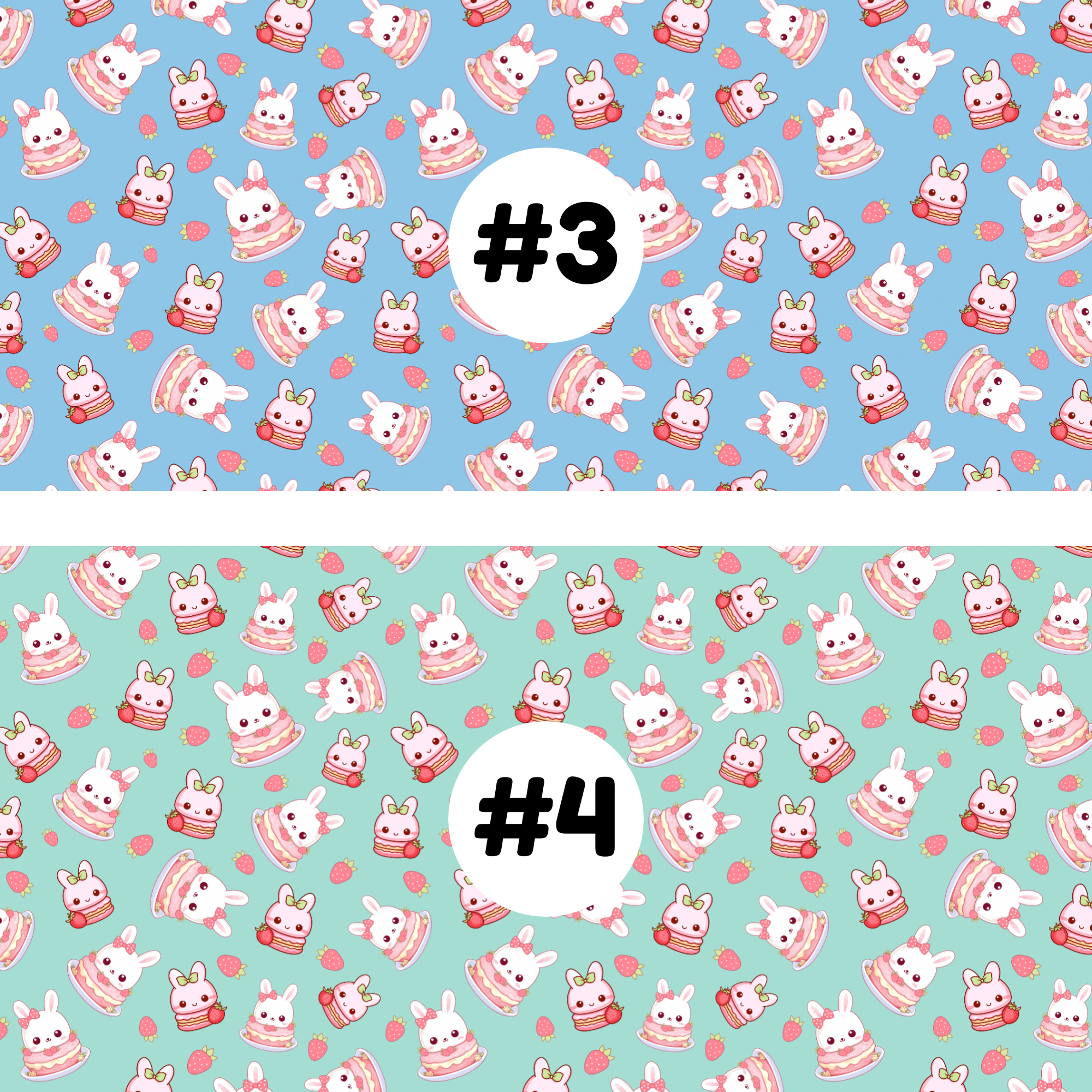 PICC Line Cover-Berry Cute Bunnies