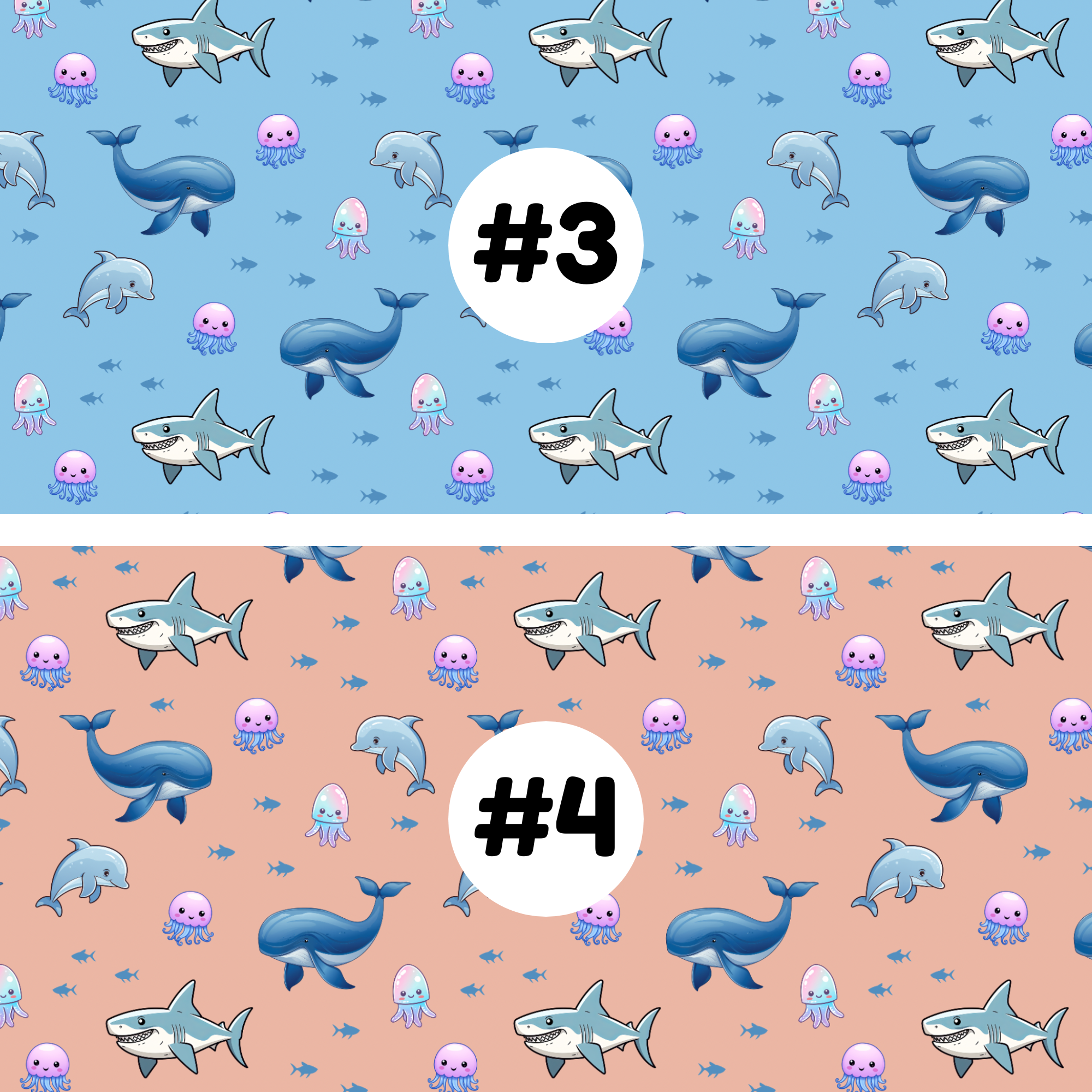 Hypoallergenic Tape-Sharks & Whales