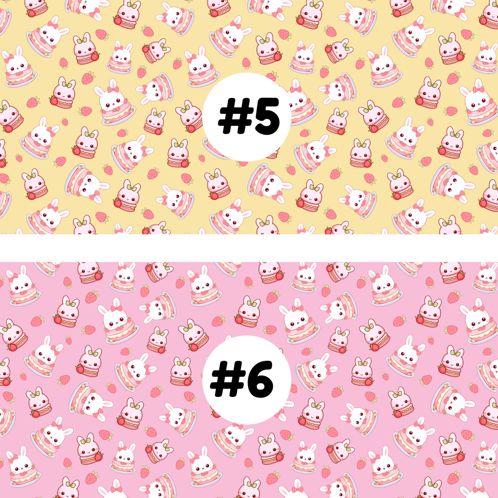 PICC Line Cover-Berry Cute Bunnies