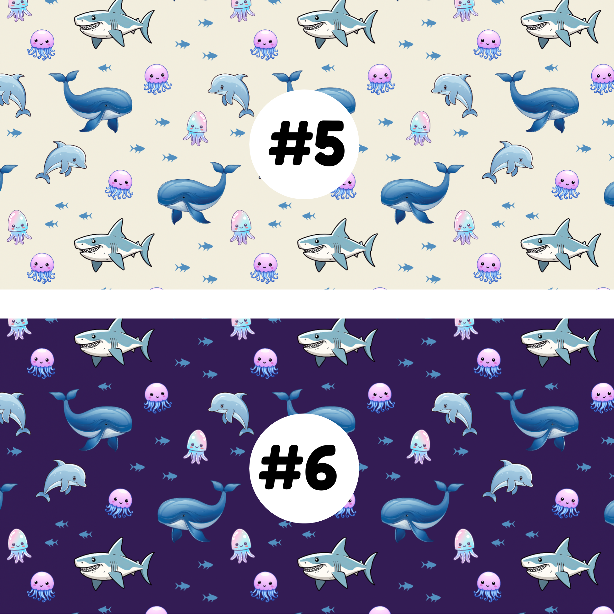 Hypoallergenic Tape-Sharks & Whales