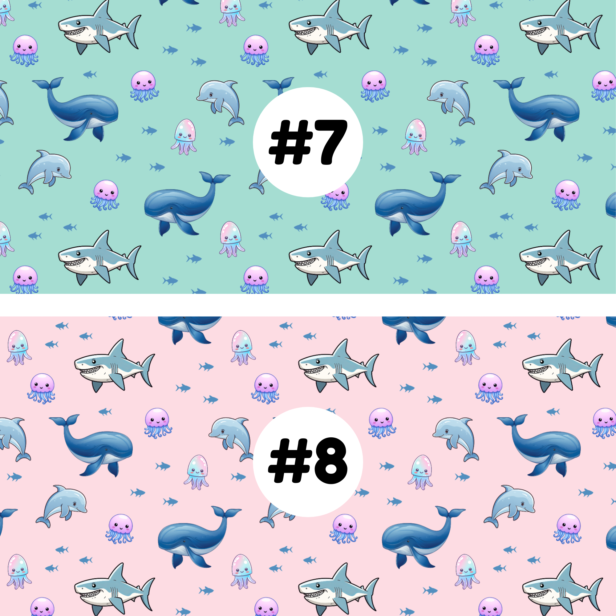 Hypoallergenic Tape-Sharks & Whales