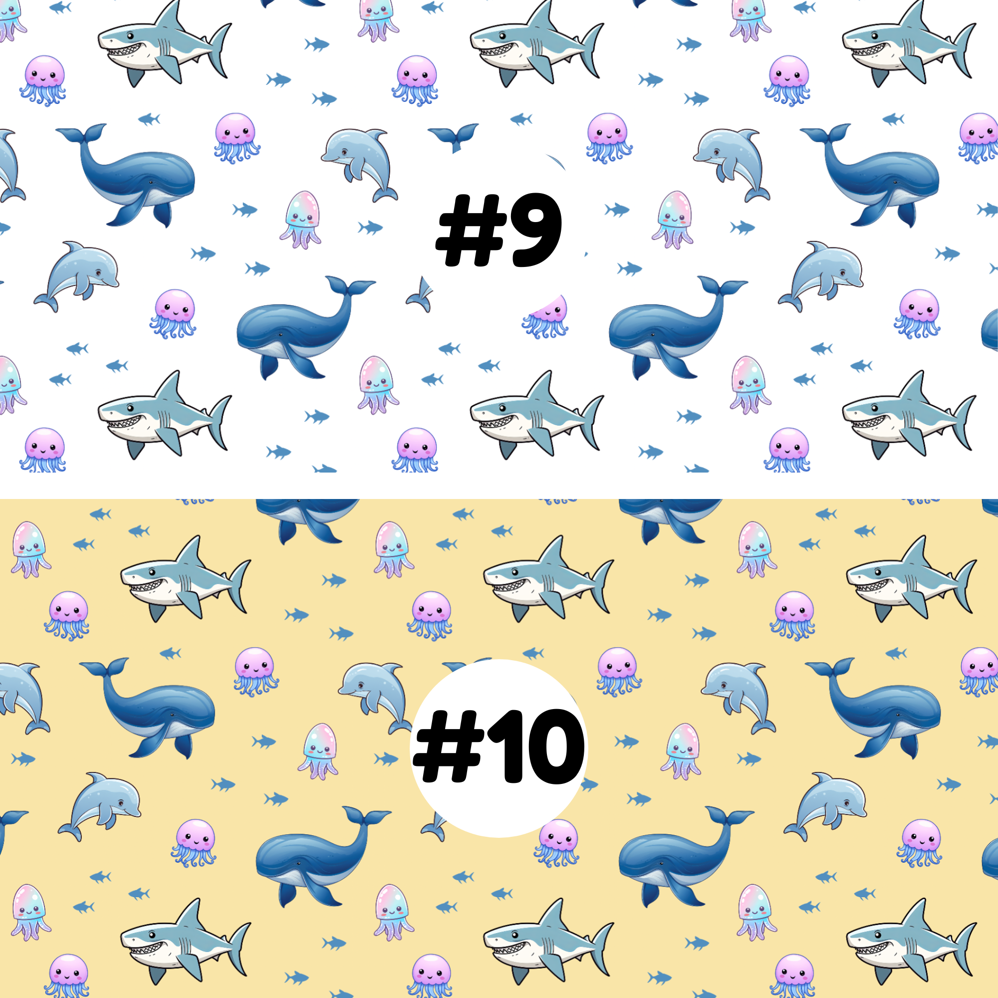 Hypoallergenic Tape-Sharks & Whales