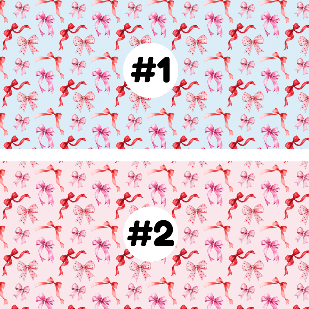 Hypoallergenic Tape-RED Coquette Bows