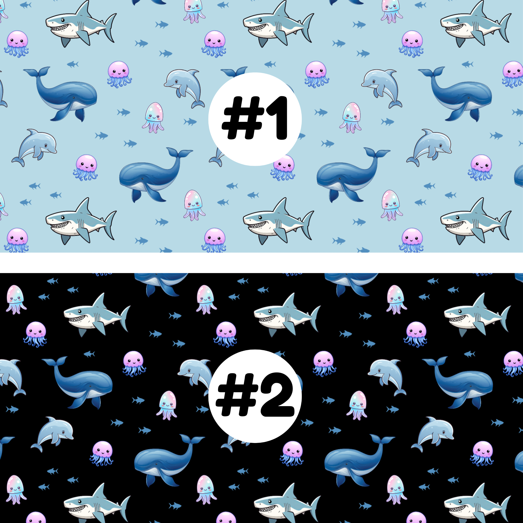 Hypoallergenic Tape-Sharks & Whales