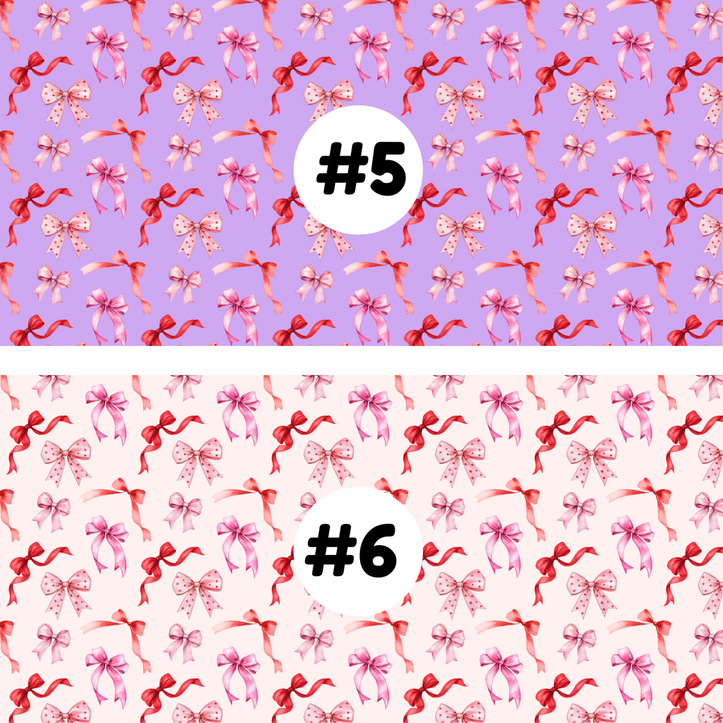 Hypoallergenic Tape-RED Coquette Bows