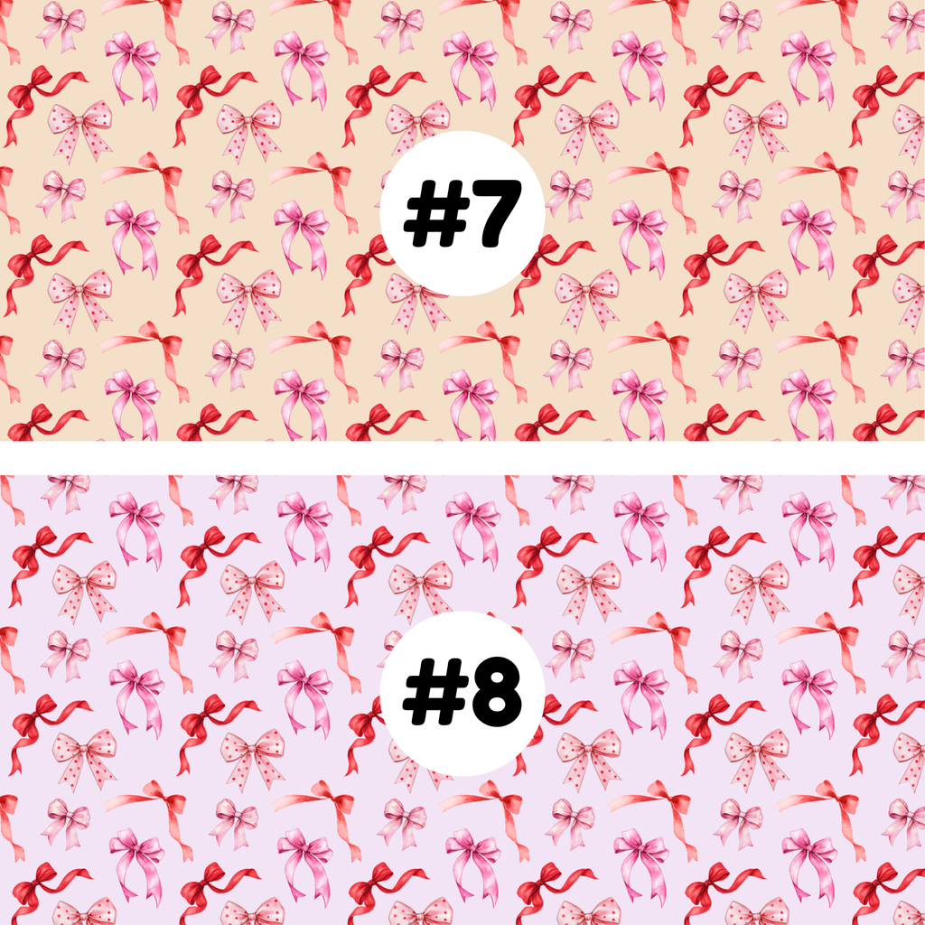 Hypoallergenic Tape-RED Coquette Bows