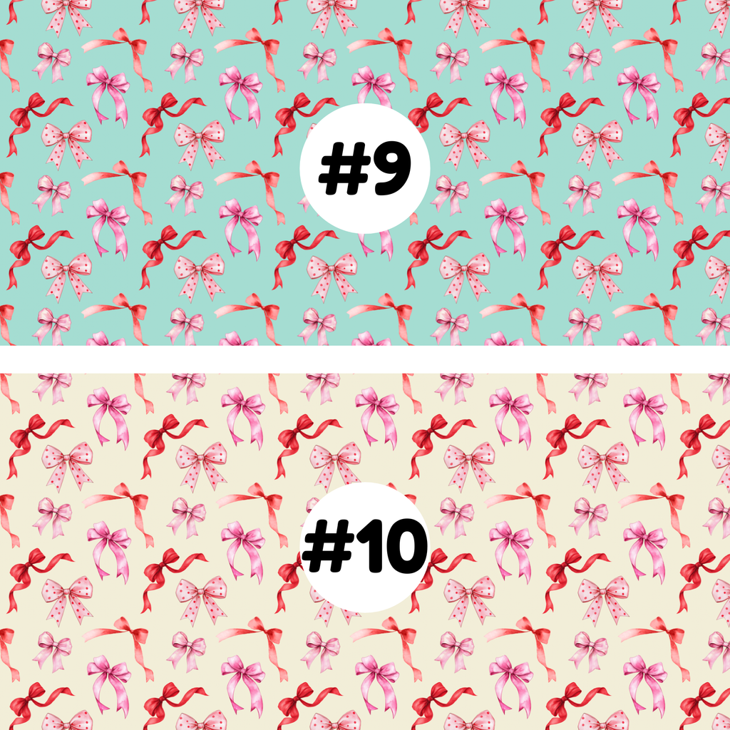 Hypoallergenic Tape-RED Coquette Bows