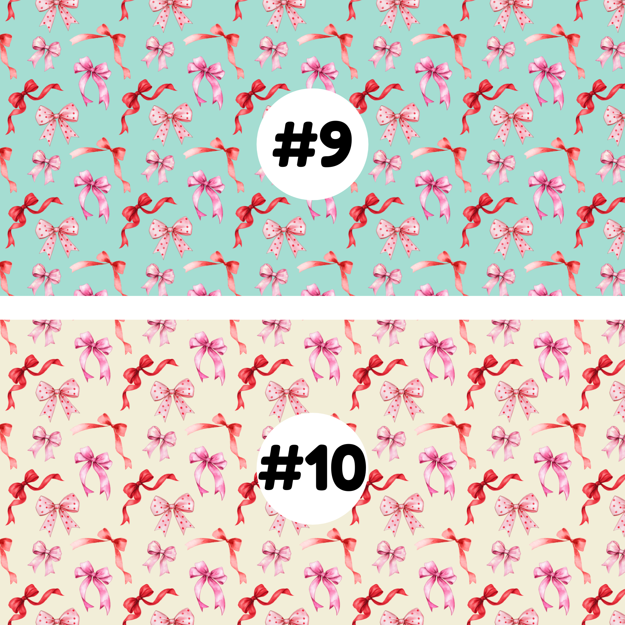 Hypoallergenic Tape-RED Coquette Bows
