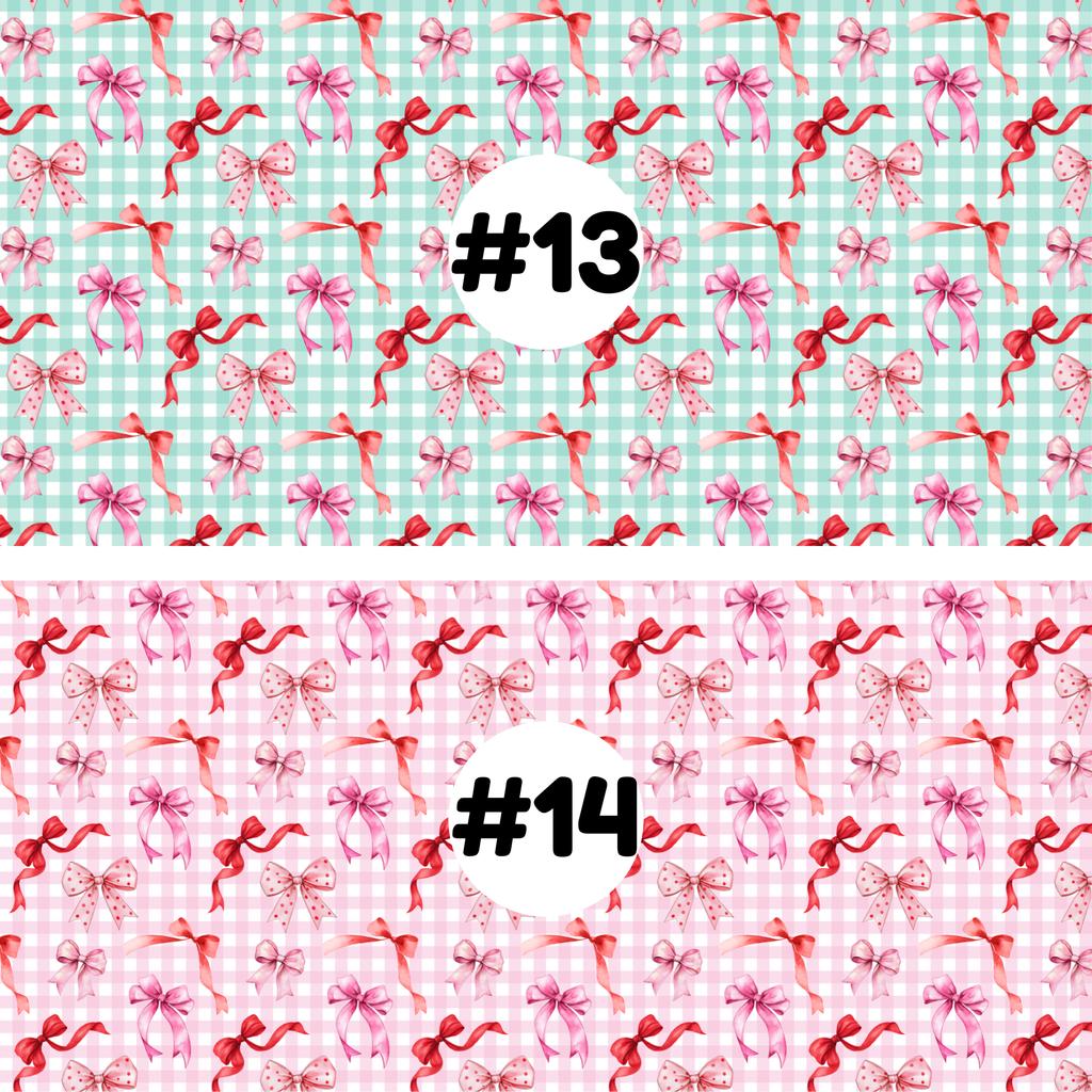 Hypoallergenic Tape-RED Coquette Bows