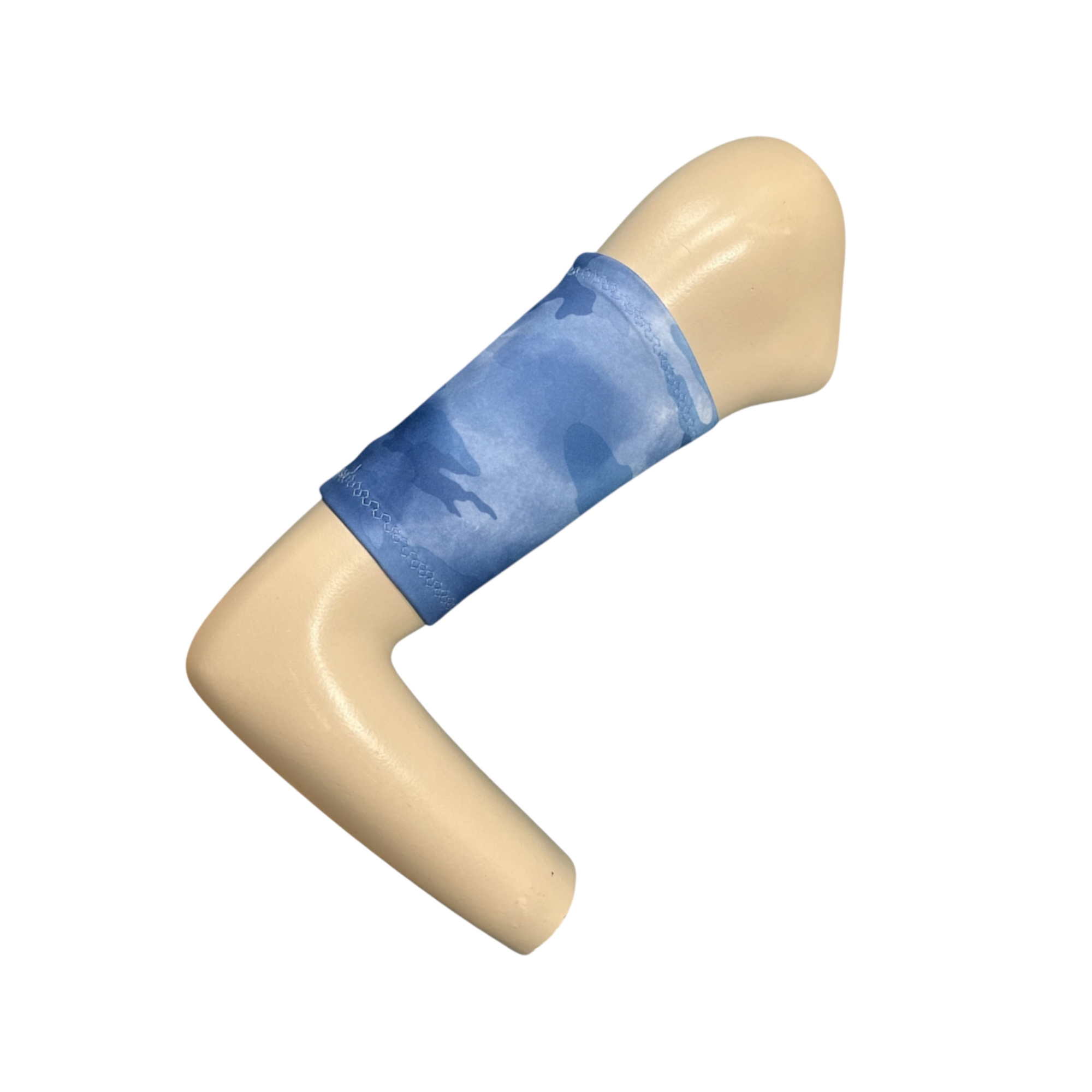 Diabetes CGM-Blue Camouflage Scuba Spandex Arm Sleeve.