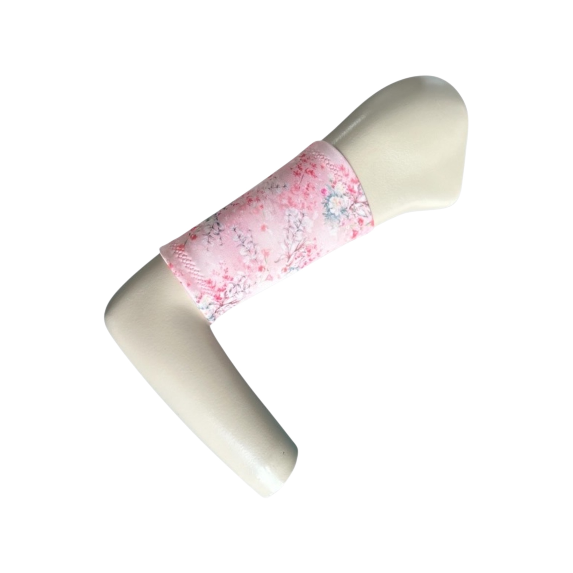 Picc Line Cover-Pink Blossom Scuba Spandex Arm Sleeve