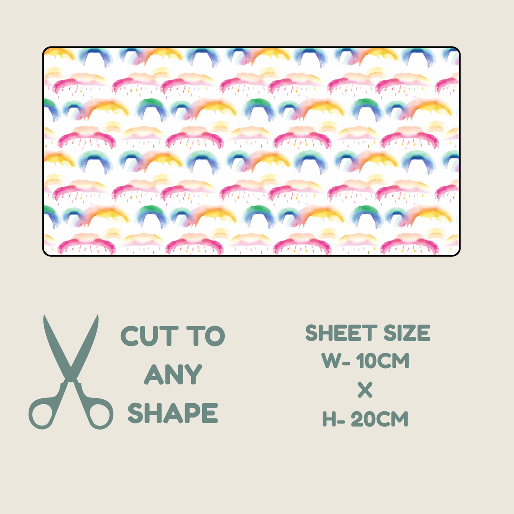 Rainbow Print Tubie Tape | Hypoallergenic