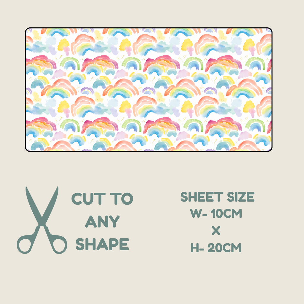 Rainbow Print Tubie Tape | Hypoallergenic