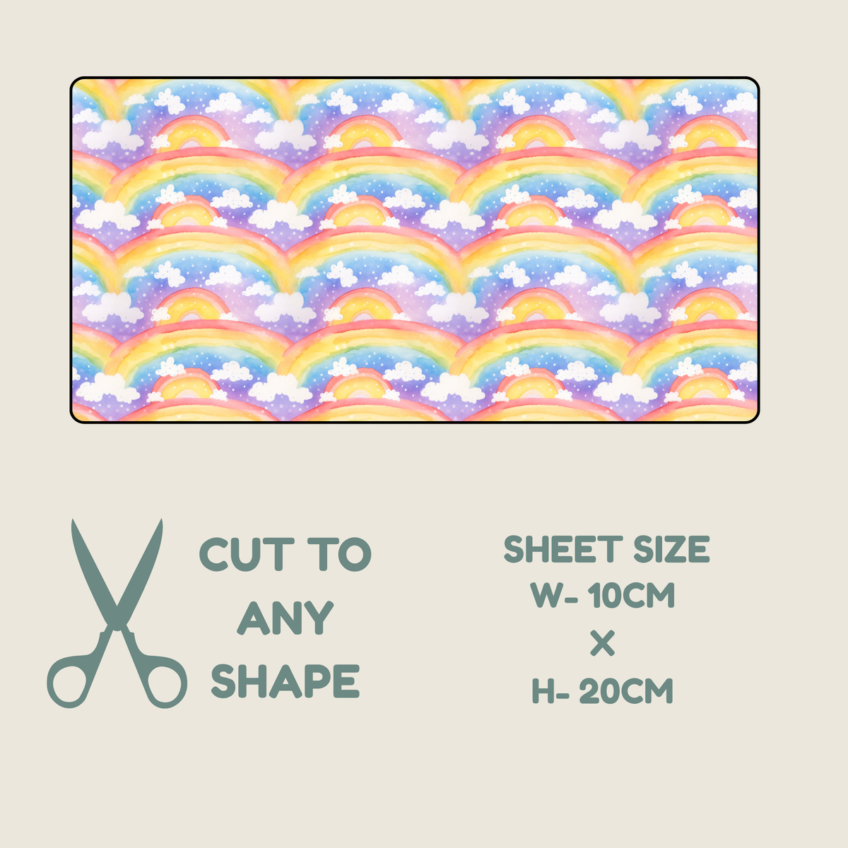Rainbow Print Tubie Tape | Hypoallergenic