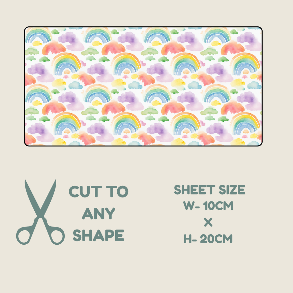 Rainbow Print Tubie Tape | Hypoallergenic