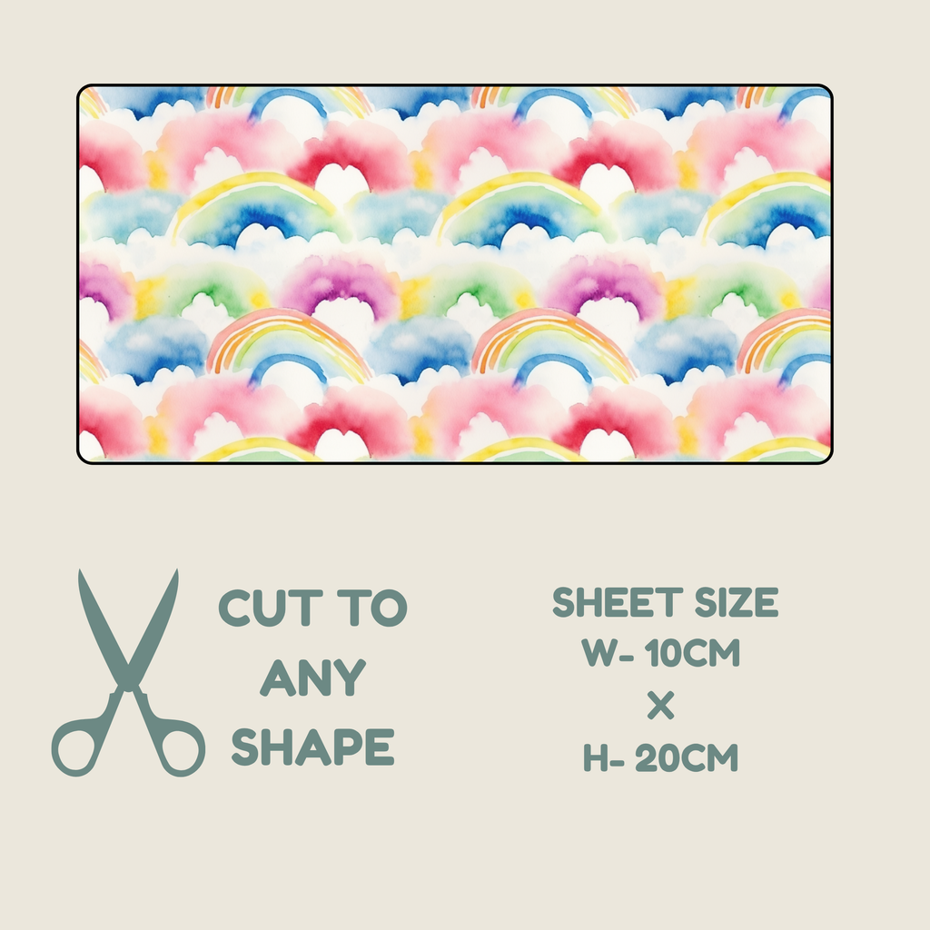 Rainbow Print Tubie Tape | Hypoallergenic