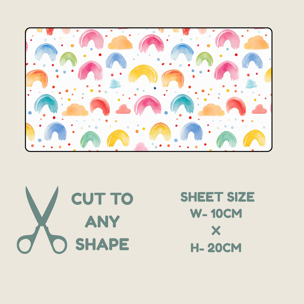 Rainbow Print Tubie Tape | Hypoallergenic