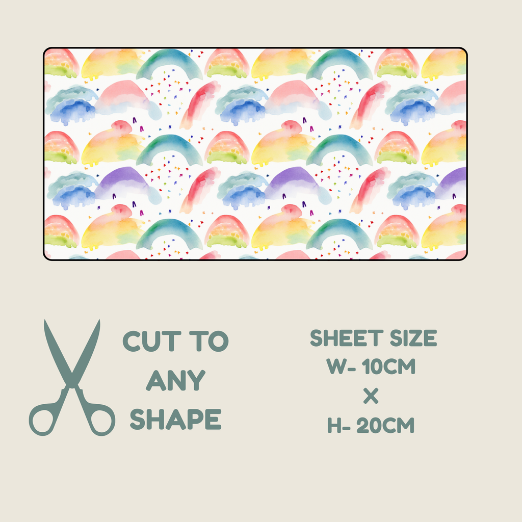 Rainbow Print Tubie Tape | Hypoallergenic