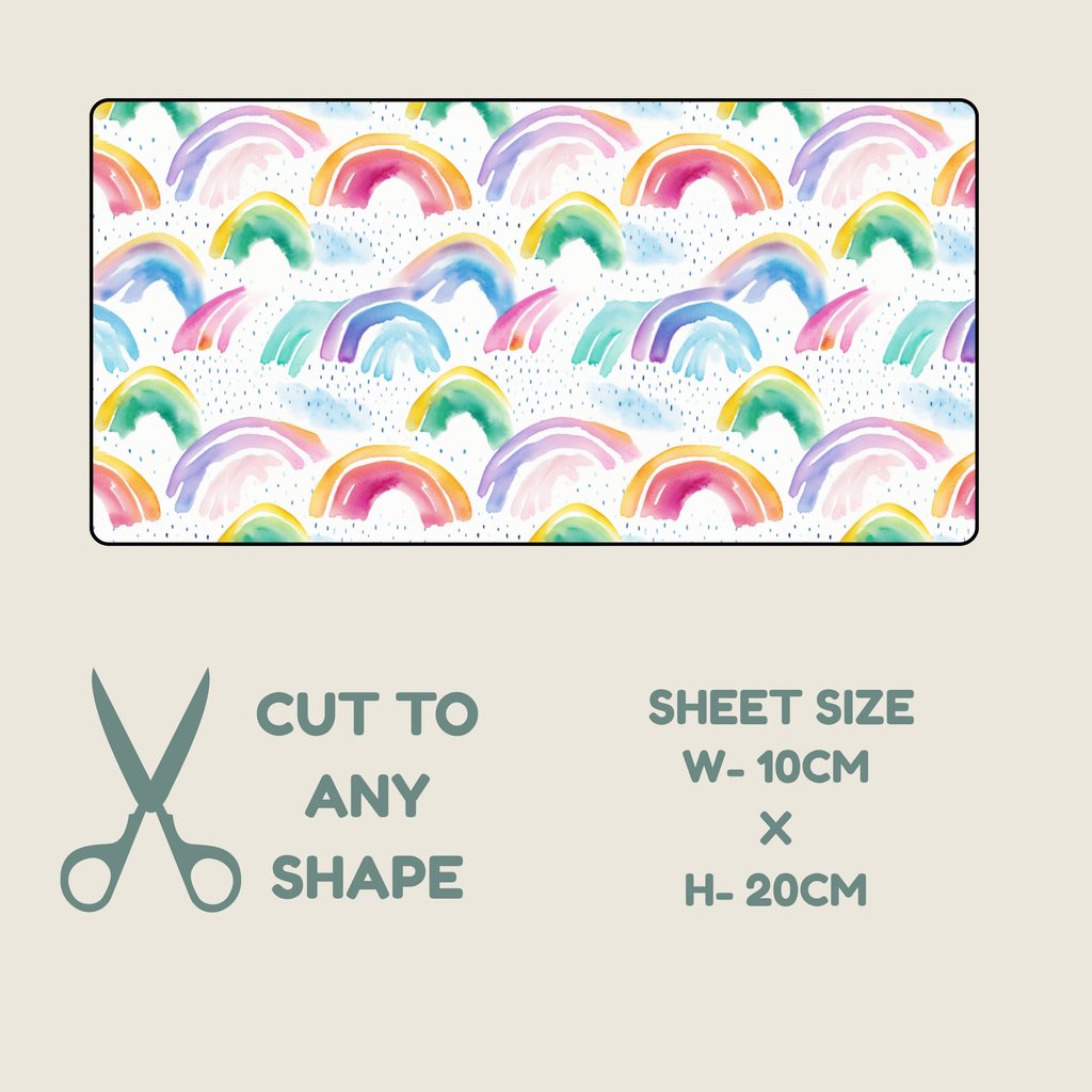 Rainbow Print Tubie Tape | Hypoallergenic