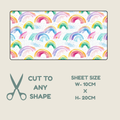 Rainbow Print Tubie Tape | Hypoallergenic