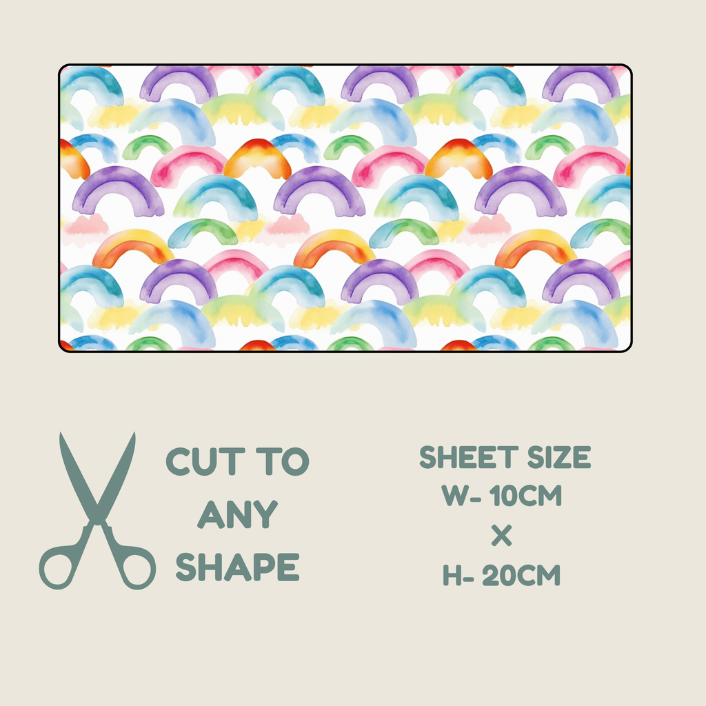 Rainbow Print Tubie Tape | Hypoallergenic