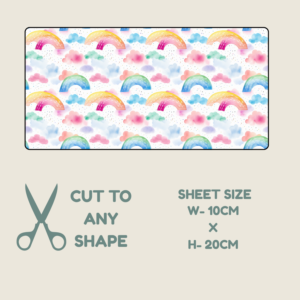 Rainbow Print Tubie Tape | Hypoallergenic