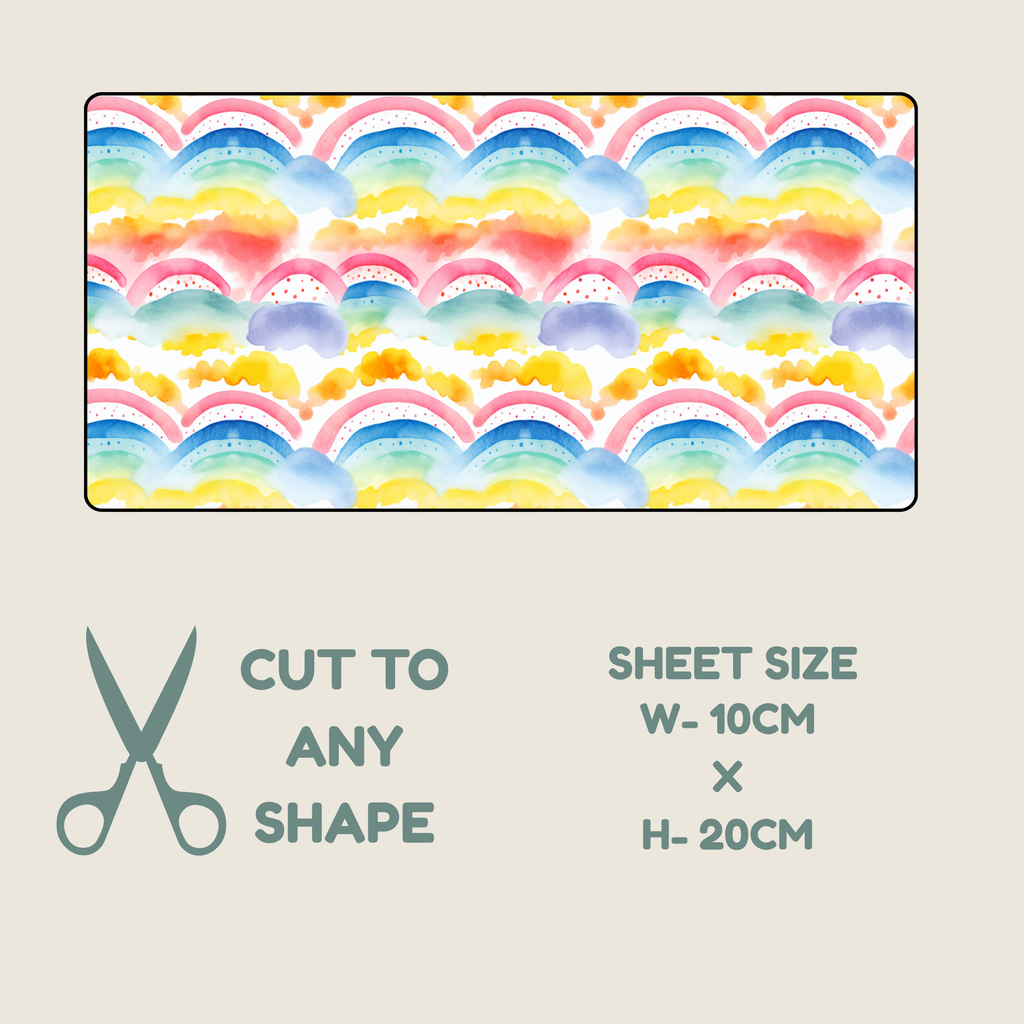 Rainbow Print Tubie Tape | Hypoallergenic