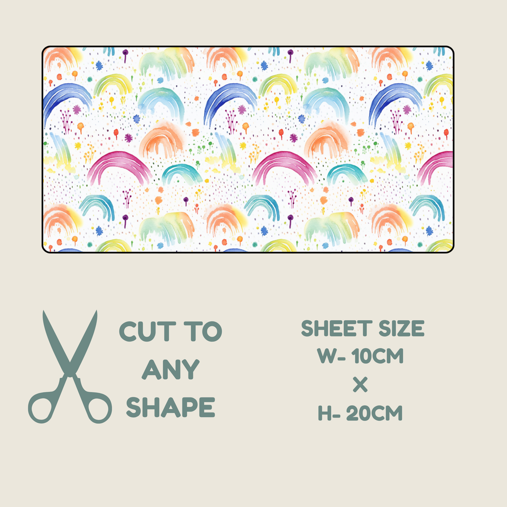 Rainbow Print Tubie Tape | Hypoallergenic