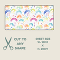 Rainbow Print Tubie Tape | Hypoallergenic