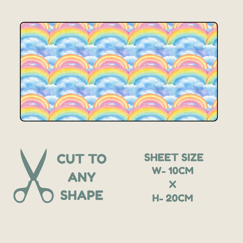 Rainbow Print Tubie Tape | Hypoallergenic