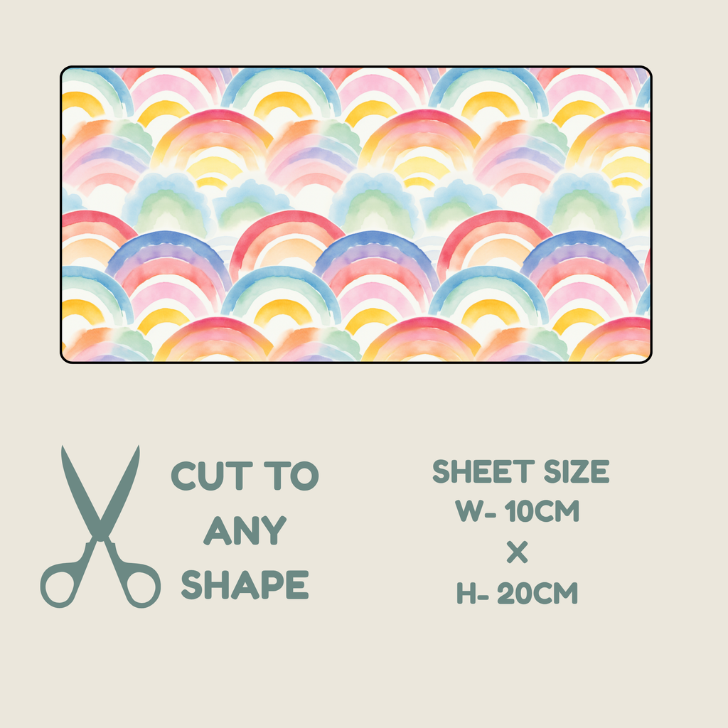 Rainbow Print Tubie Tape | Hypoallergenic