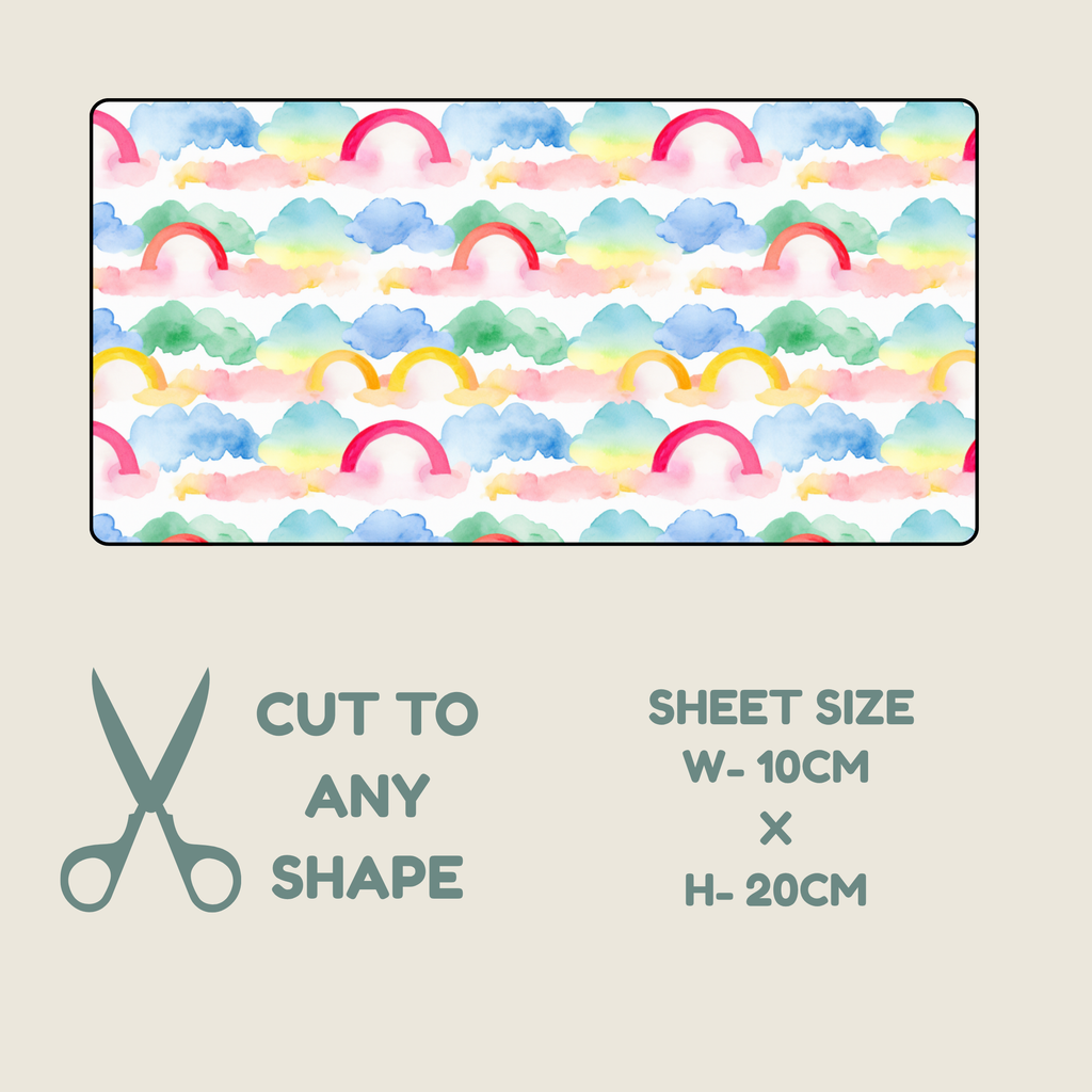 Rainbow Print Tubie Tape | Hypoallergenic