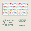 Rainbow Print Tubie Tape | Hypoallergenic