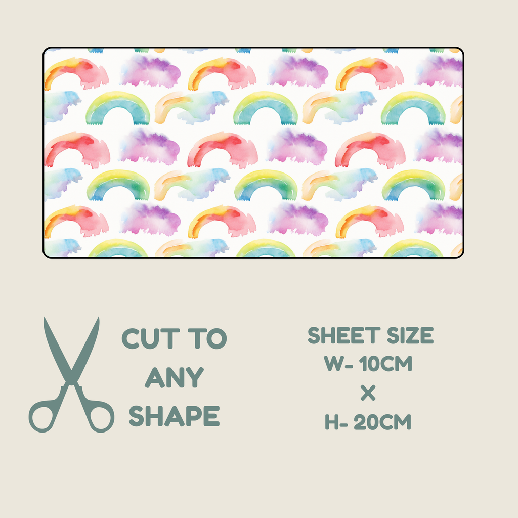 Rainbow Print Tubie Tape | Hypoallergenic