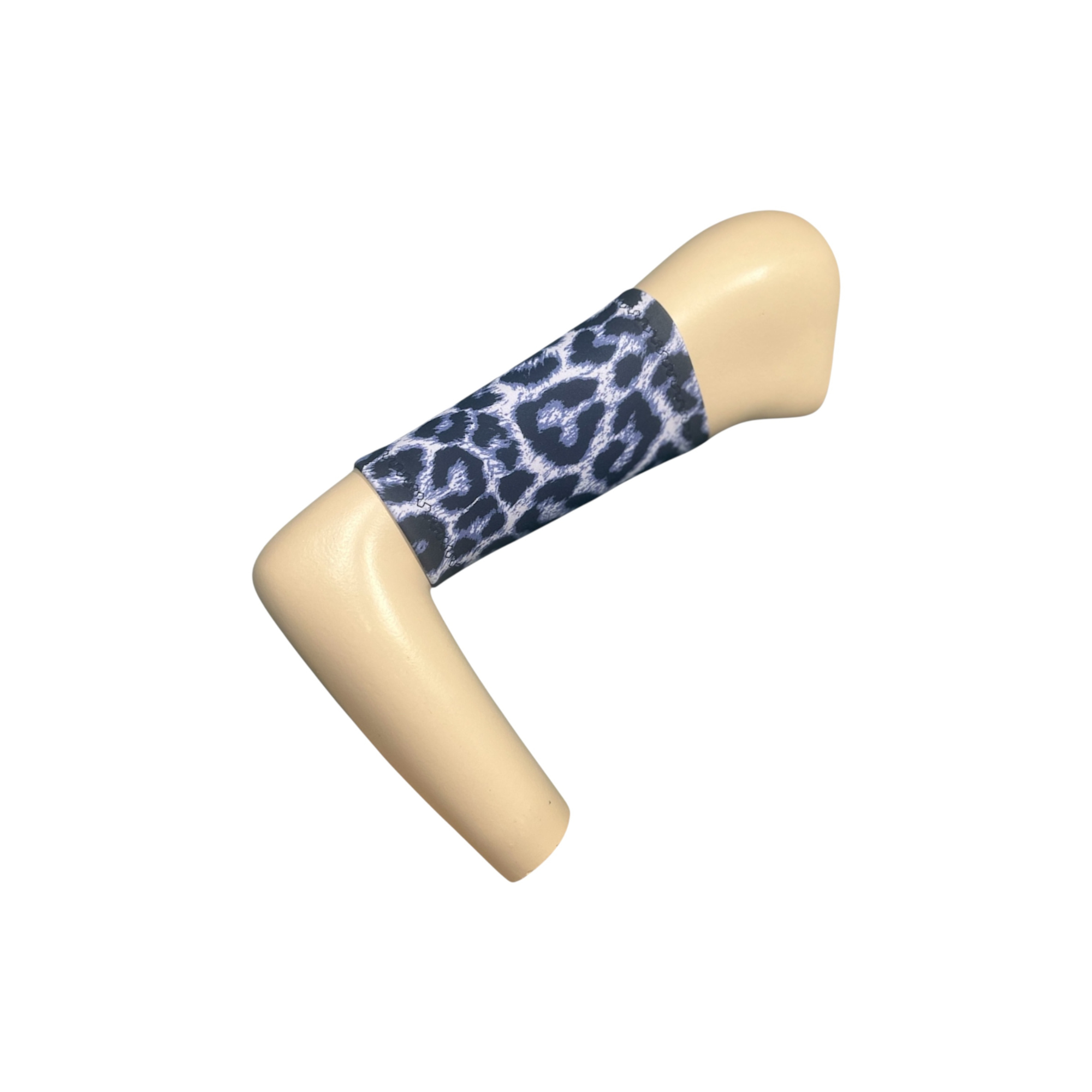 Diabetes CGM-Blue Leopard Scuba Spandex Arm Sleeve.