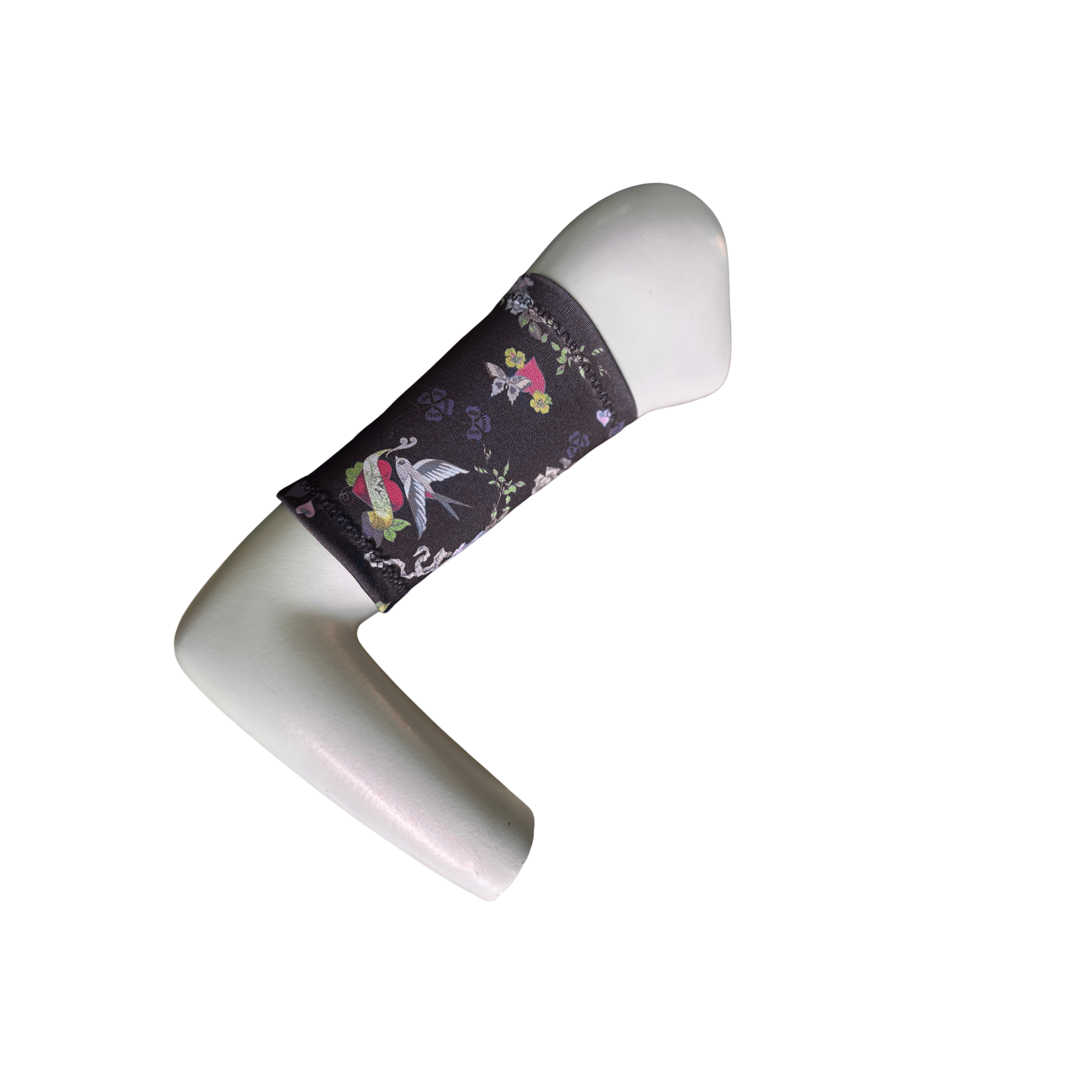 Diabetes CGM-Tattoo Print Scuba Spandex Arm Sleeve.