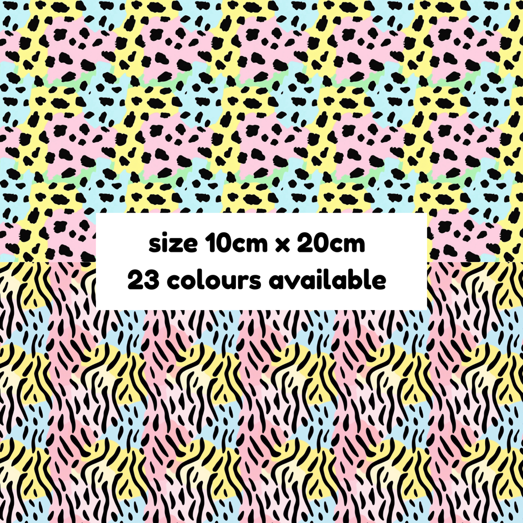 Hypoallergenic Tape-PASTEL Animal Prints