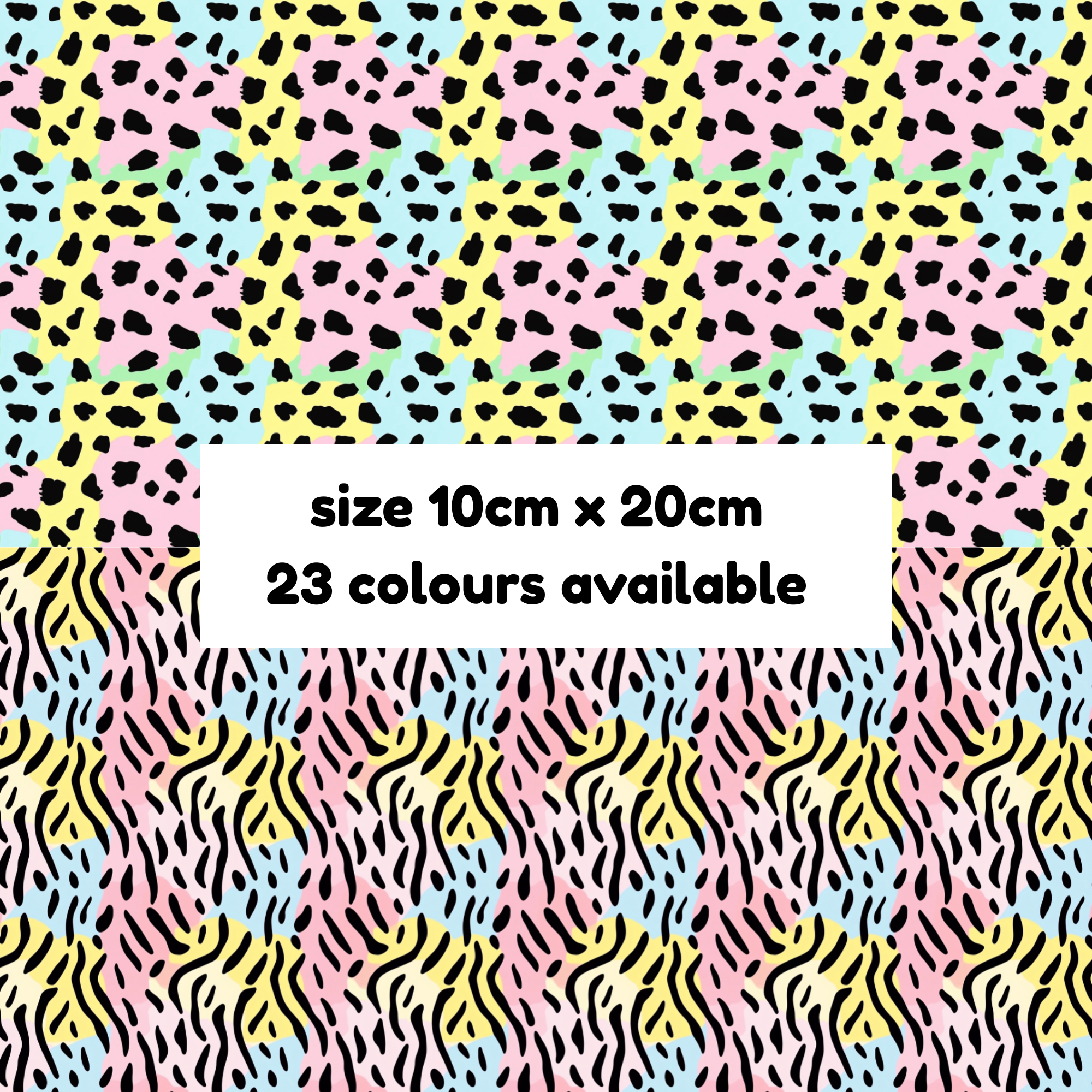 Hypoallergenic Tape-PASTEL Animal Prints