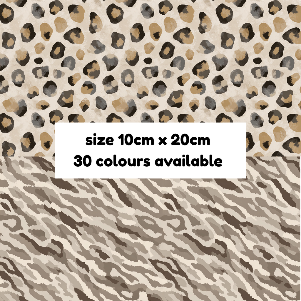 Hypoallergenic Tape-Neutral Animal Prints