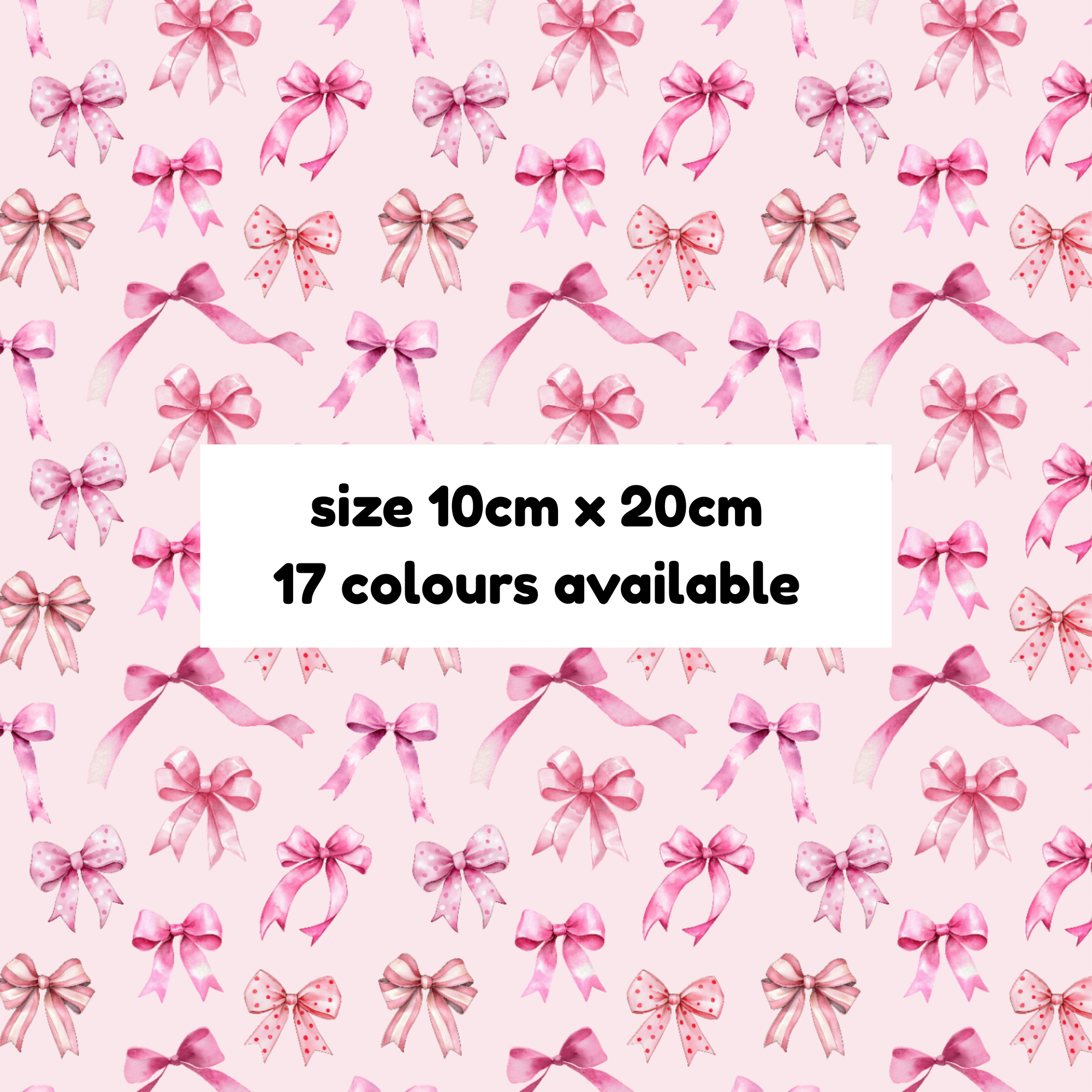 Hypoallergenic Tape-PINK Coquette Bows