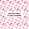 Hypoallergenic Tape-RED Coquette Bows